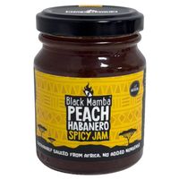 Black Mamba Peach Habanero Spicy Jam 